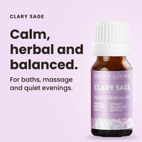 Clary Sage essential oil: calm, herbal and balanced
