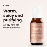 Clove essential oil: warm, spicy and purifying