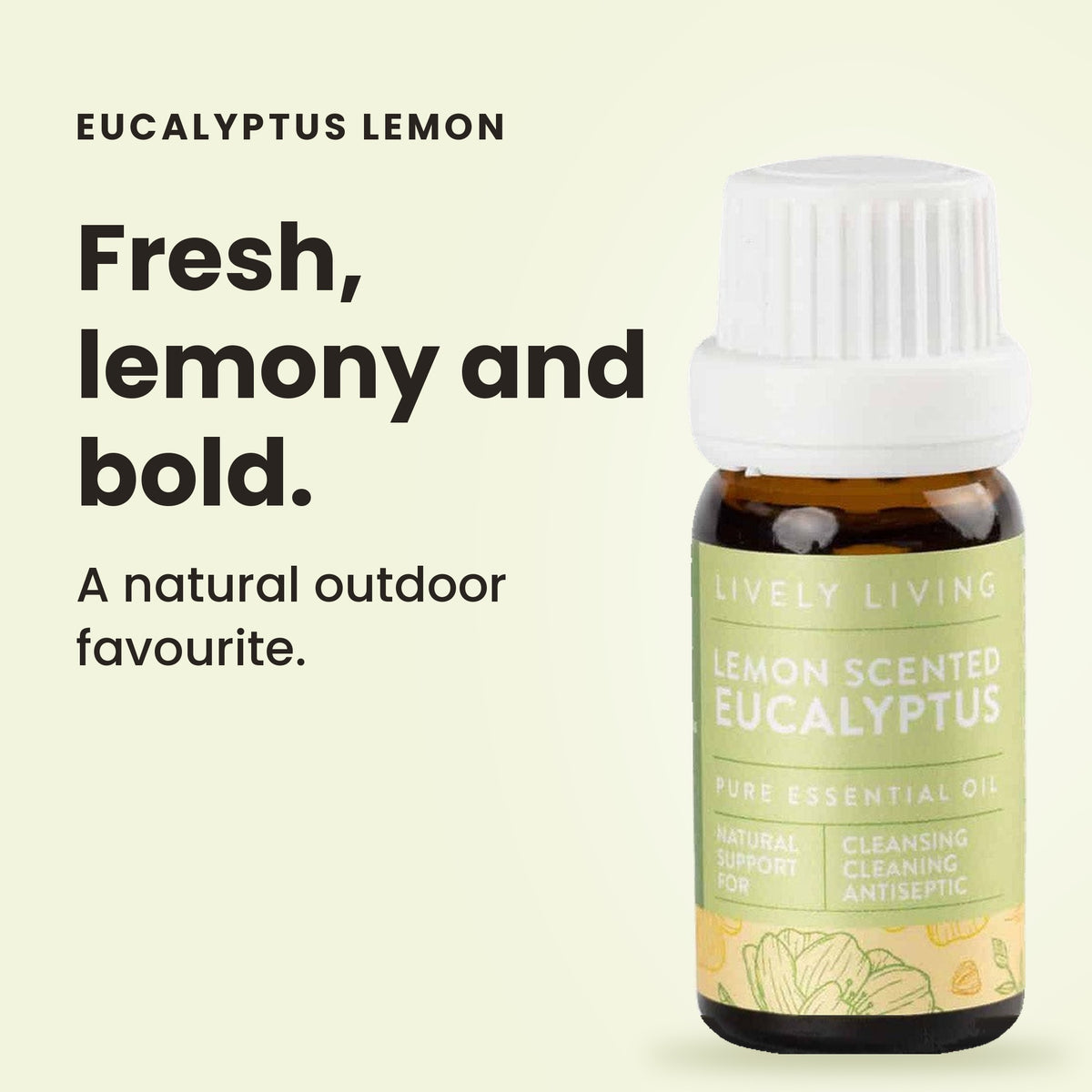 Eucalyptus Lemon essential oil: fresh, lemony and bold