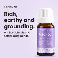Patchouli essential oil: rich, earthy and grounding
