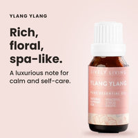 Ylang Ylang essential oil: rich, floral, spa-like