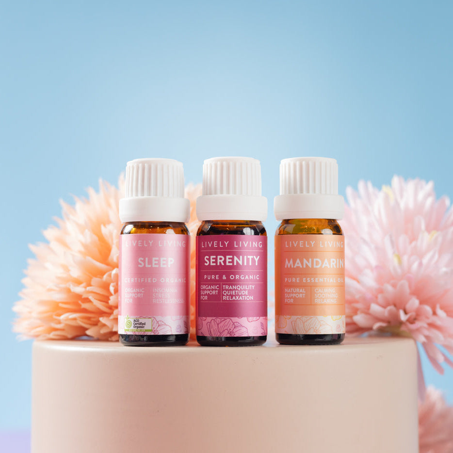 Sleep Sanctuary EssentiaL Oil Trio Lively Living 