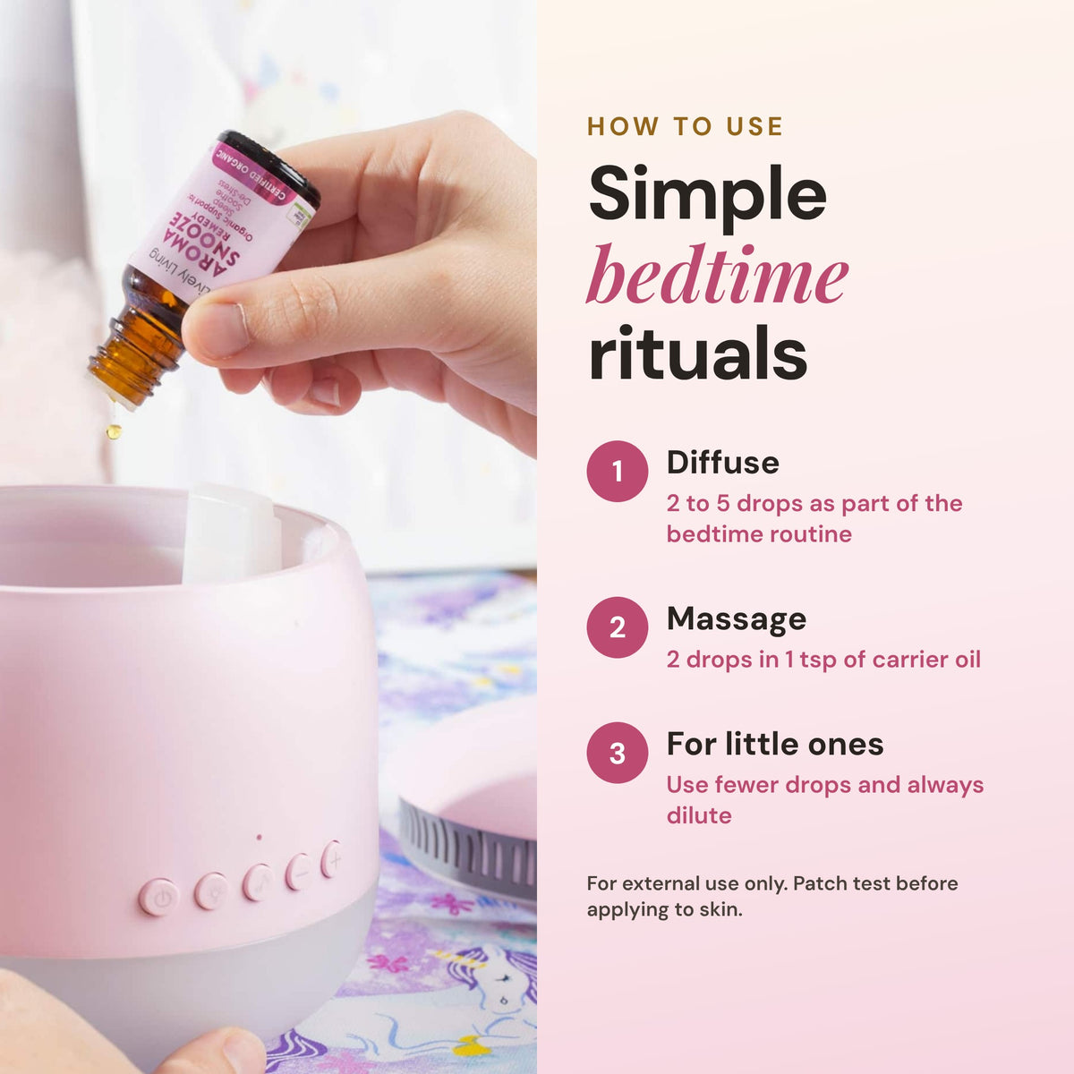 Aroma Snooze ACO Certified Organic Essential Oil 15ml