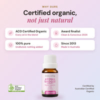 Aroma Snooze ACO Certified Organic Essential Oil 15ml