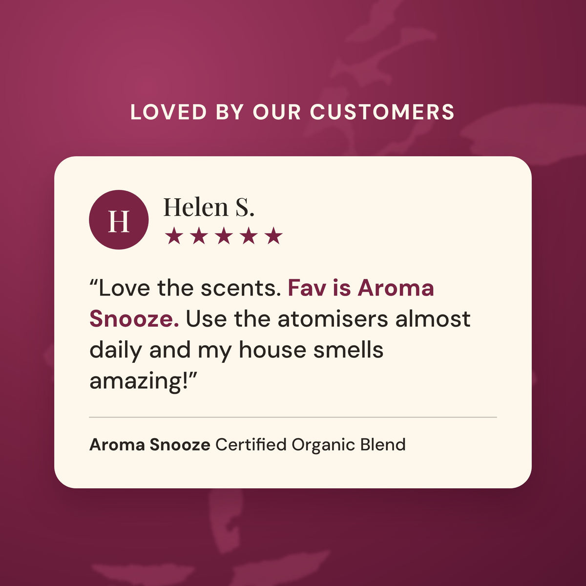 Aroma Snooze ACO Certified Organic Essential Oil 15ml
