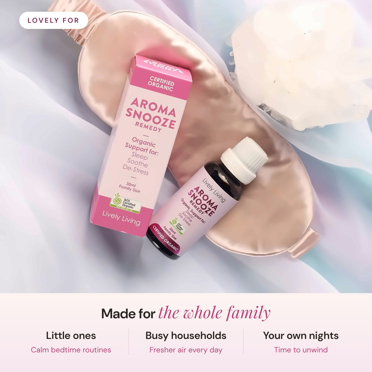30ml Snooze & Rescue ACO Certified Organic Oil Bundle