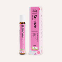 Lively Living Snooze roll-on and packaging on a white background