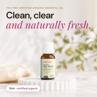 Tea Tree Certified Organic Essential Oil, 15ml