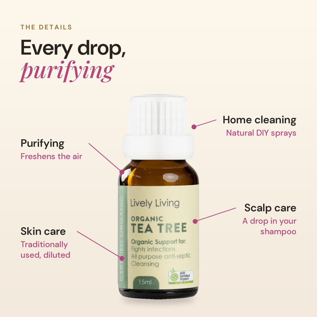 Tea Tree essential oil details