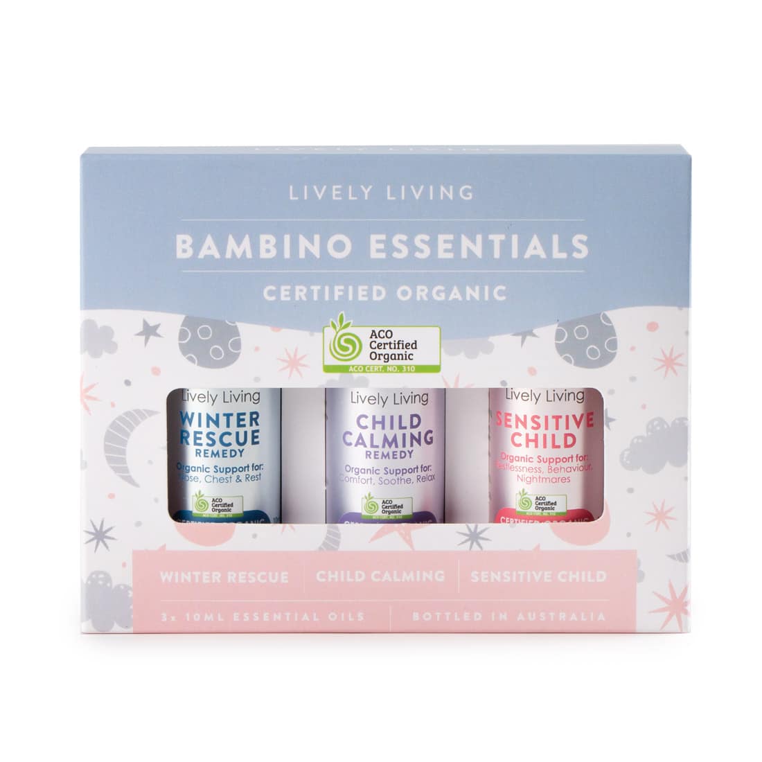Bambino Essentials Organic Oil Trio 