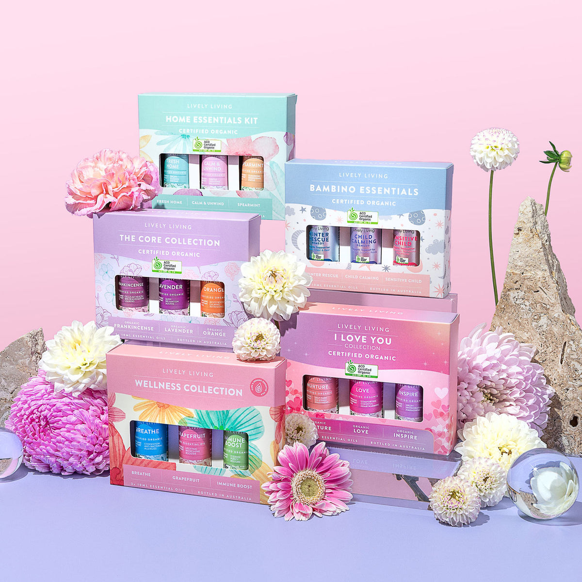 Lively Living trio oil sets