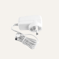 White Lively Living diffuser power adapter and cord on a white background