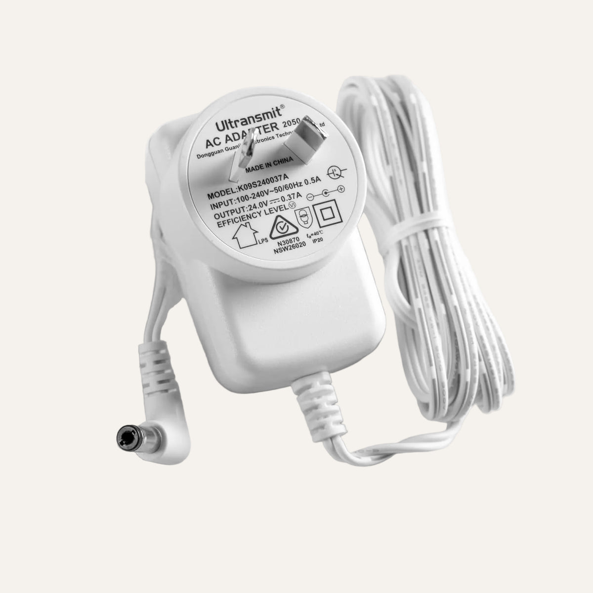 Replacement power adapter number 1 with a wide pin connector
