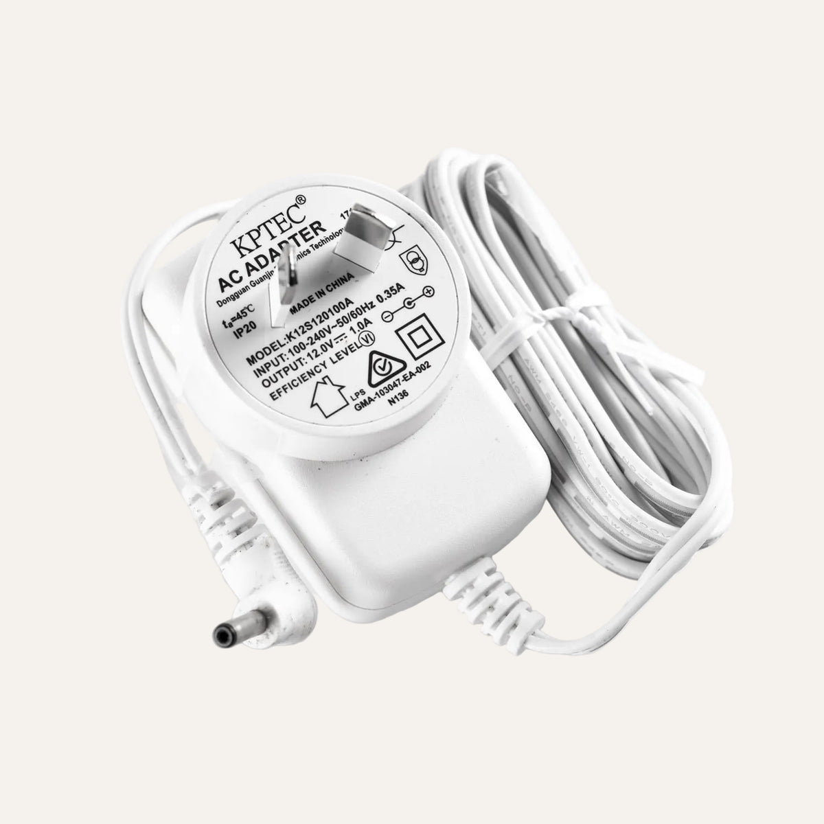 Replacement power adapter number 2 with a narrow pin connector